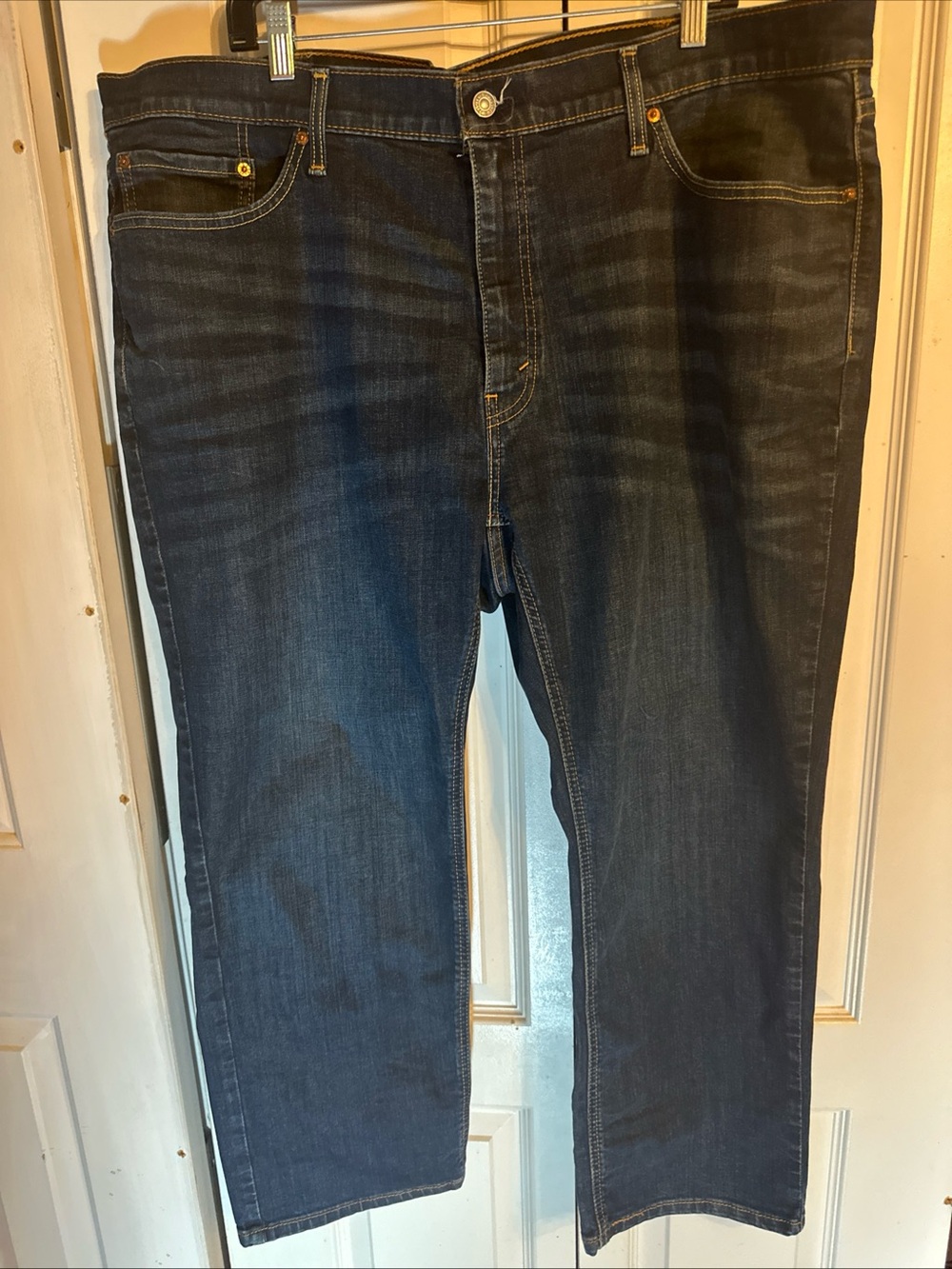 Levi's Men's Dark Blue Straight Jeans